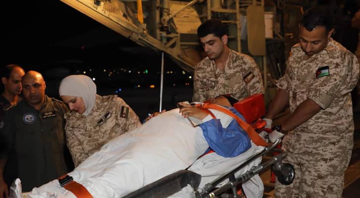 Jordanian Air Force evacuates 11 citizens injured in Egypt crash