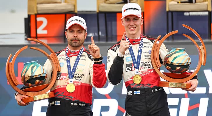 GAZOO Racing celebrates historic Hat-Trick at Rally del Paraguay