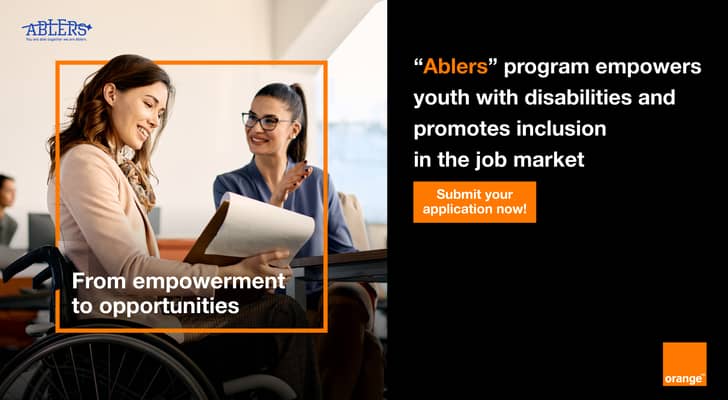 In cooperation with Ablers, Orange Jordan launches program to empower youth with disabilities