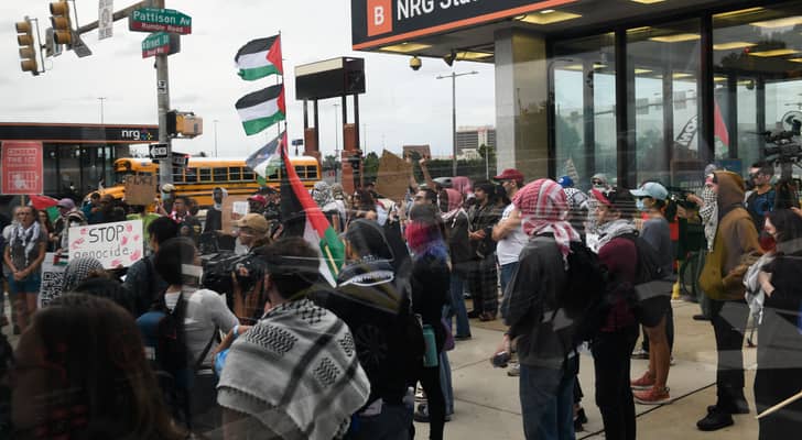 Pro-Palestinian protest targets Ed Sheeran concert