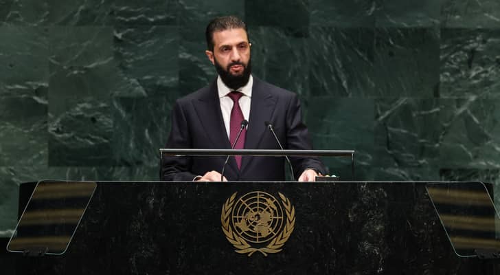 Sharaa condemns  ‘Israel’s’ attacks on Syria at UN