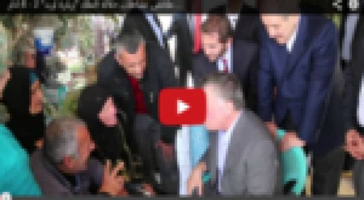 الملك :" إحنا شايفين كل شي عم بصير ..وما في شي بخوف"