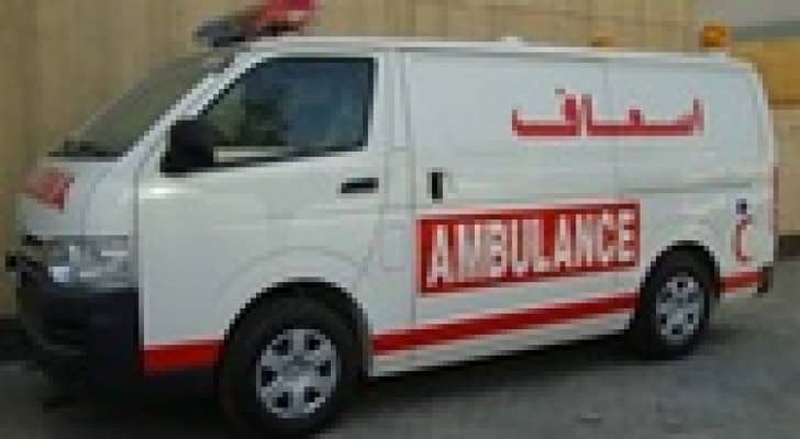 إصابة (5) أشخاص اثر حادث تصادم  في محافظة جرش