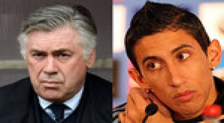 أنشيلوتي يكشف عيوب دي ماريا لمانشستر يونايتد