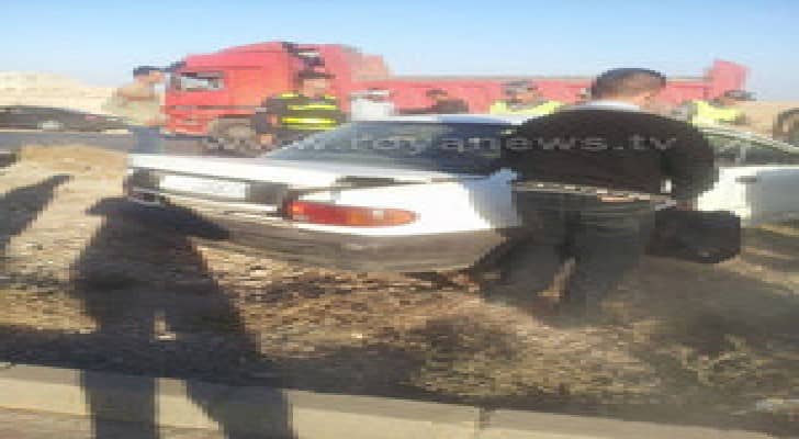 إصابة (4) أشخاص اثر حادث تصادم في محافظة عجلون