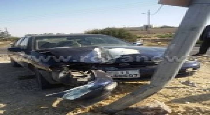 3 إصابات اثر حادث تدهور في محافظة الكرك