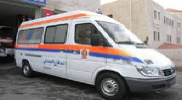 (5) إصابات اثر حادث تدهور  في محافظة البلقاء