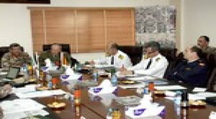 مدير التخطيط الإستراتيجي في القوات المسلحة - الجيش العربي يستقبل وفدأ إسبانيا