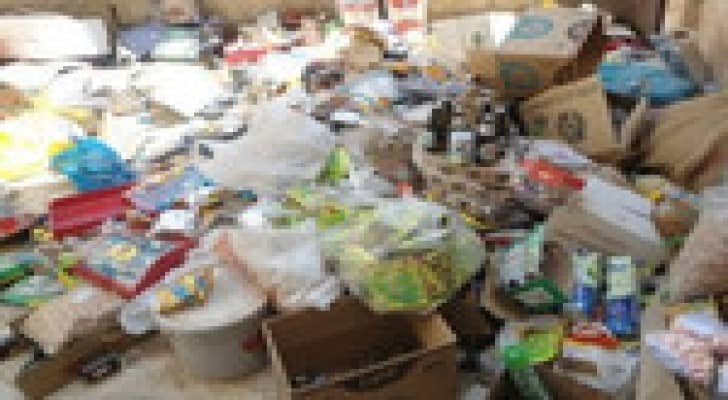 اتلاف كميات كبيرة من الكريمات والشامبو والبلسم والبهارات