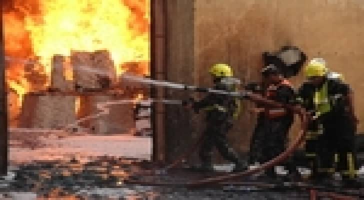 إصابة اثر حريق منزل في محافظة العاصمة