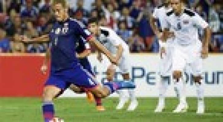 اليابان تجتاز العراق بهدف هوندا .. فيديو