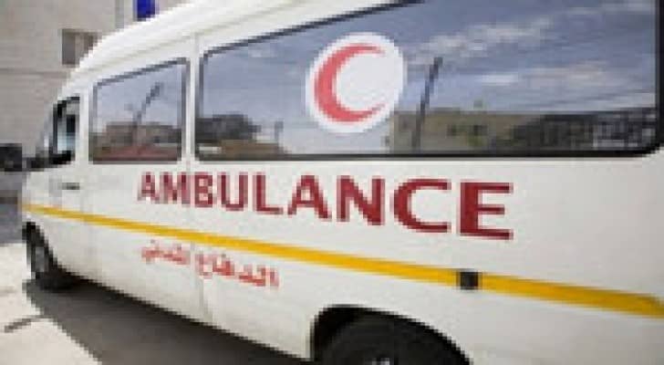 الكرك: اصابة شخص اثر حادث انقلاب في منطقة اللجون