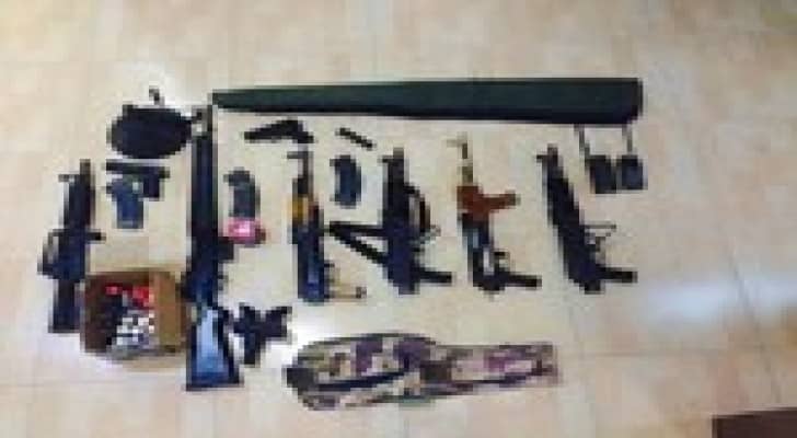 ضبط كميات من الاسلحة والعتاد والمواد المخدرة في البادية الوسطى