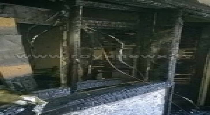 وفاة طفل وتسعيني واصابة 4 بحريق في منطقة ماركا .. صور