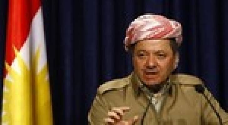 رئيس اقليم كردستان العراق يعزي جلالة الملك باستشهاد الطيار الكساسبة