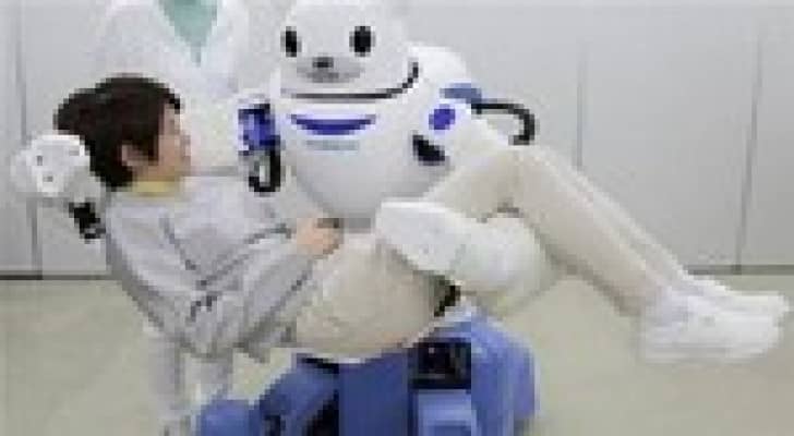 دب آلي ضخم لحمل ذوي الإعاقات الجسدية