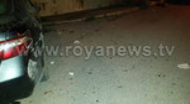 (4) اصابات اثر حادث تصادم في اربد .. صور