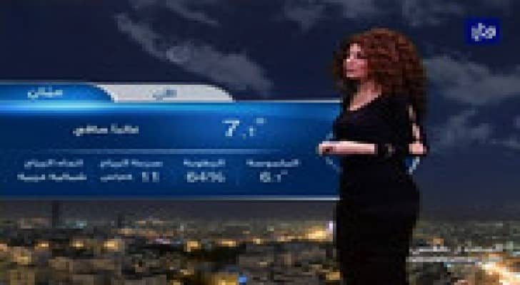 ظهور للسحب مع احتمال هطول زخات محلية خفيفة من المطر