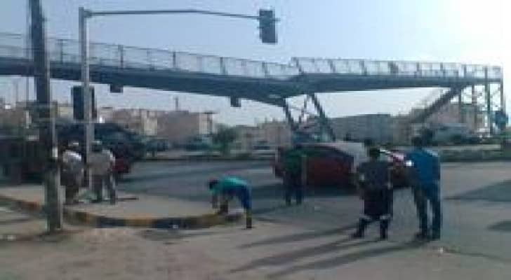 تركيب جسر جديد للمشاة على شارع الحزام الدائري الجمعة المقبل