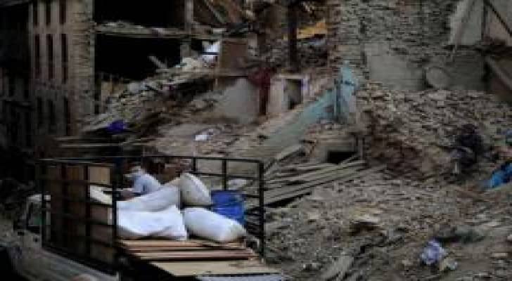 صور تظهر الدمار الذي خلفه الزلزال الجديد الذي ضرب نيبال أمس
