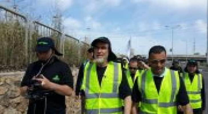 فلسطينيون يقطعون 200 كلم لربط حيفا بالمسجد الأقصى