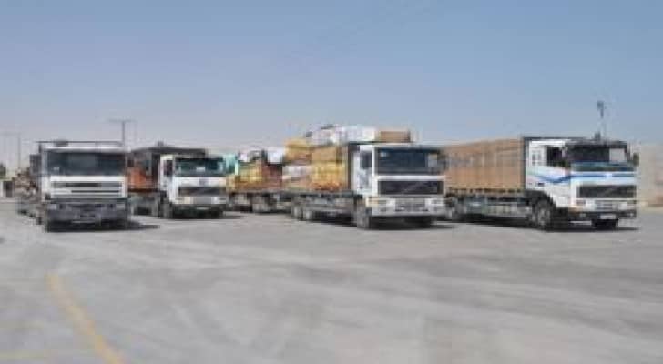 الاحتلال يدخل720 شاحنة عبر كرم أبو سالم غدا