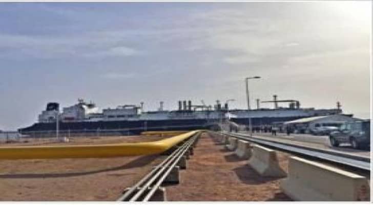 وصول اول باخر غاز طبيعي مسال من قطر تحمل 144 الف م3