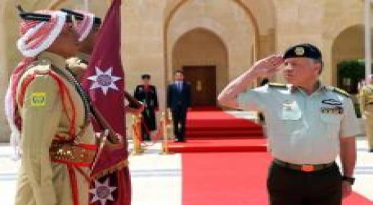 الملك يرعى احتفال القوات المسلحة - الجيش العربي