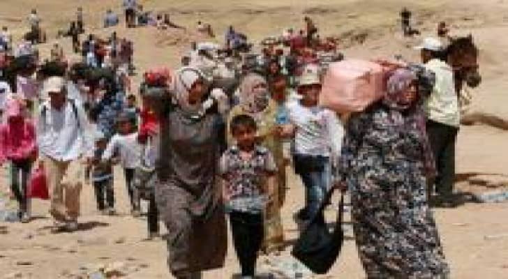 قوات حرس الحدود تستقبل 172 لاجئا سوريا