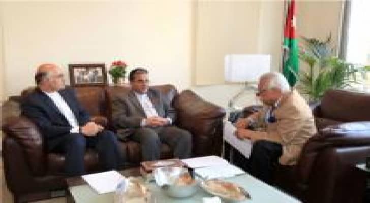 بلتاجي و السفير الايراني يبحثان التعاون بين عمان وطهران