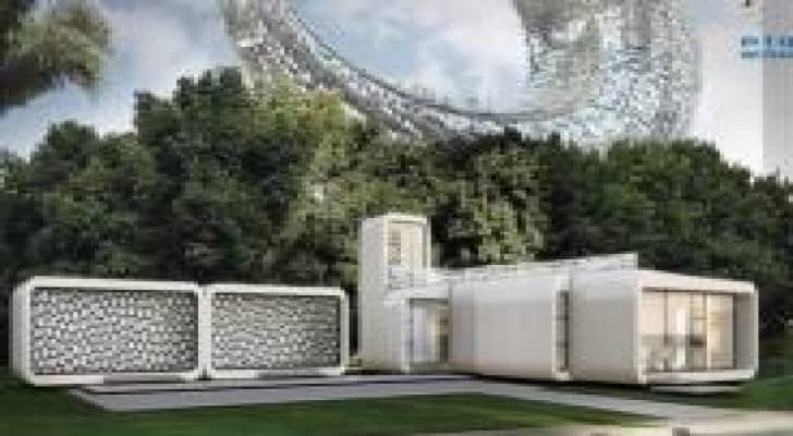 أول مبنى إداري في العالم مطبوع ثلاثيا في دبي