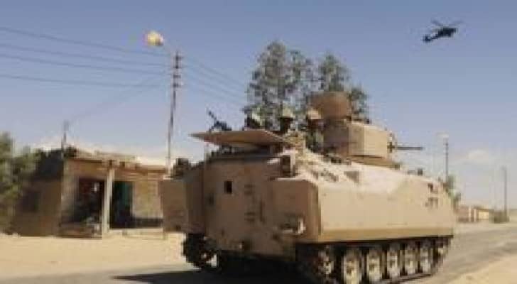 الجيش المصري يقتل 25 مسلحا في سيناء