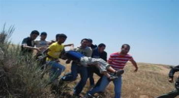 اصابة فتى فلسطيني برصاص الاحتلال جنوب قطاع غزة