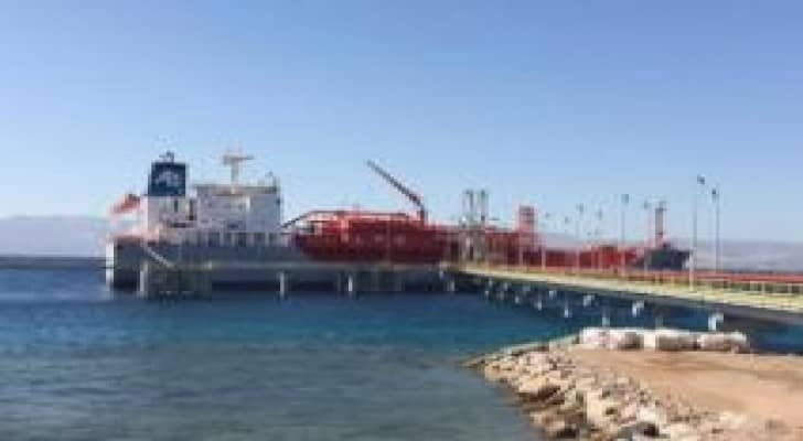 شحنة ثانية من الغاز المسال تصل العقبة