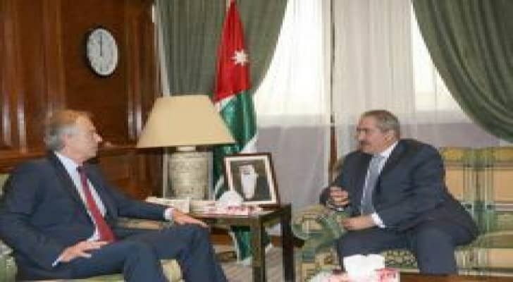 جودة يجري مباحثات مع بلير في عمان