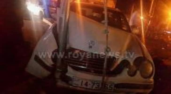 بالصور .. إغلاق نفق في إربد يتسبب بـ 18 حادثا بيوم واحد