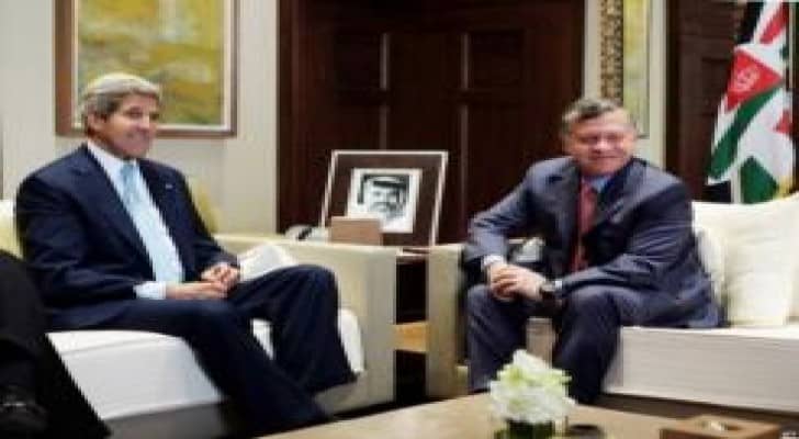 مصادر: ترجيح لقاء الملك بجون كيري في عمان السبت