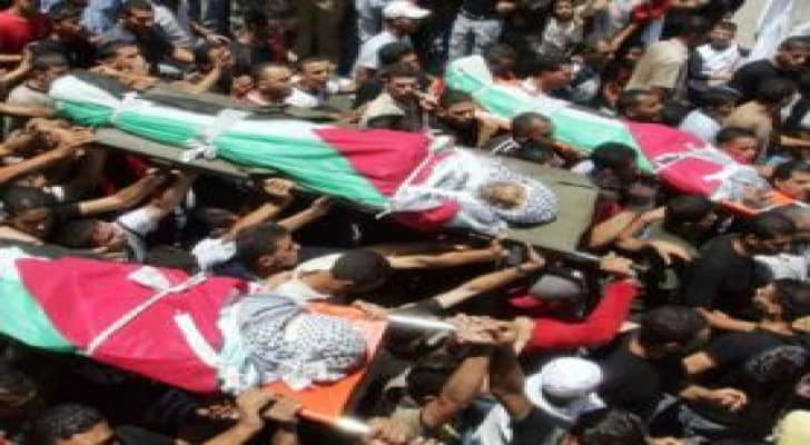 59 شهيدا بينهم 14 طفلا منذ بداية أكتوبر