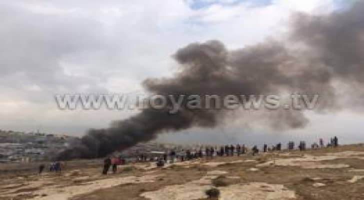 انفجار حاويات العاب نارية في جمرك عمان.. صور وفيديو