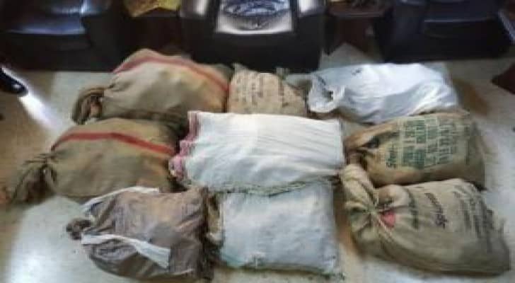 بالصور: ضبط مخدرات في عملية مشتركة بين الأمن والجيش