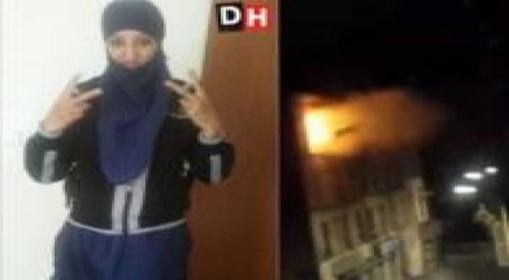 بالفيديو : "انتحارية سان دوني" لحظة تفجير نفسها