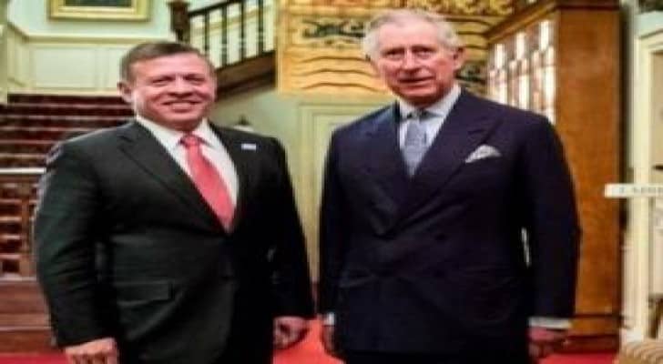 الملك والأمير تشارلز يبحثان أعباء اللجوء السوري على الأردن