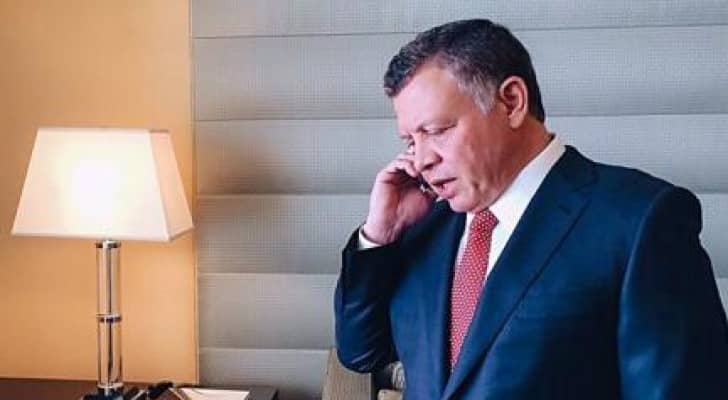 الملك ورئيس الوزراء العراقي يبحثان جهود محاربة الإرهاب