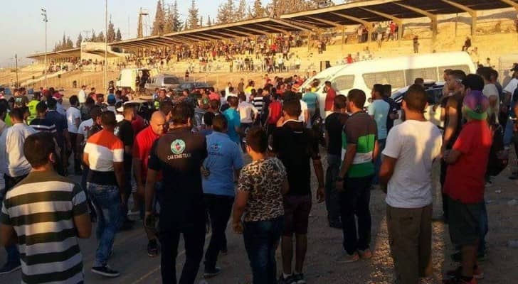 بالصور: مشاجرة وأجواء مشحونة قبيل إعلان نتائج دريفت الأردن