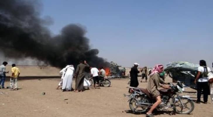 سوريا.. إطلاق غاز سام قرب مكان إسقاط الطائرة الروسية