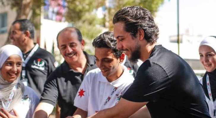 ولي العهد: تحمل المسؤولية وروح العمل الجماعي من قيم شباب أردننا