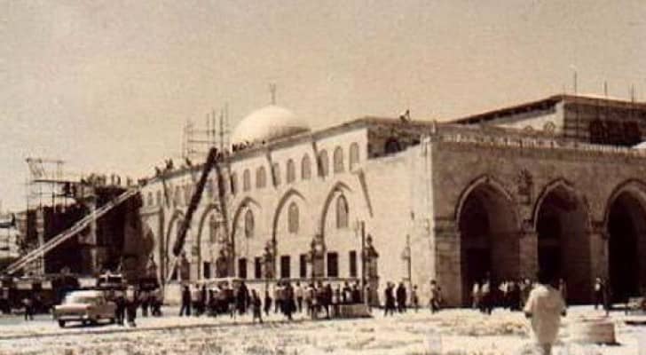 بيان من الأوقاف في الذكرى الـ 47 لإحراق المسجد الأقصى