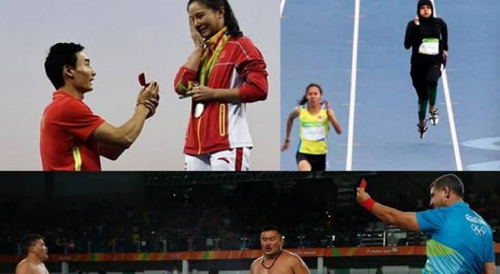 أغرب 10 صور في أولمبياد ريو
