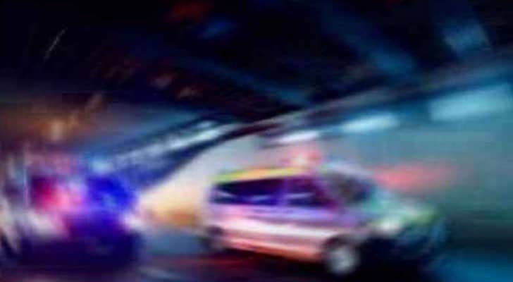 إصابة شخص اثر حادث تدهور صهريج واشتعاله في الزرقاء