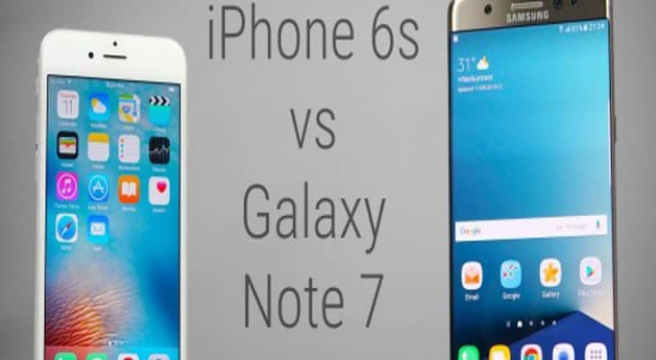 iPhone 6s يتفوق على Galaxy Note 7 في اختبار السرعة